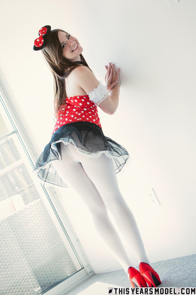 Sexy Minnie Mouse Costume Fuck