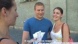 Czech Couples Couple Takes Money For Public Foursome