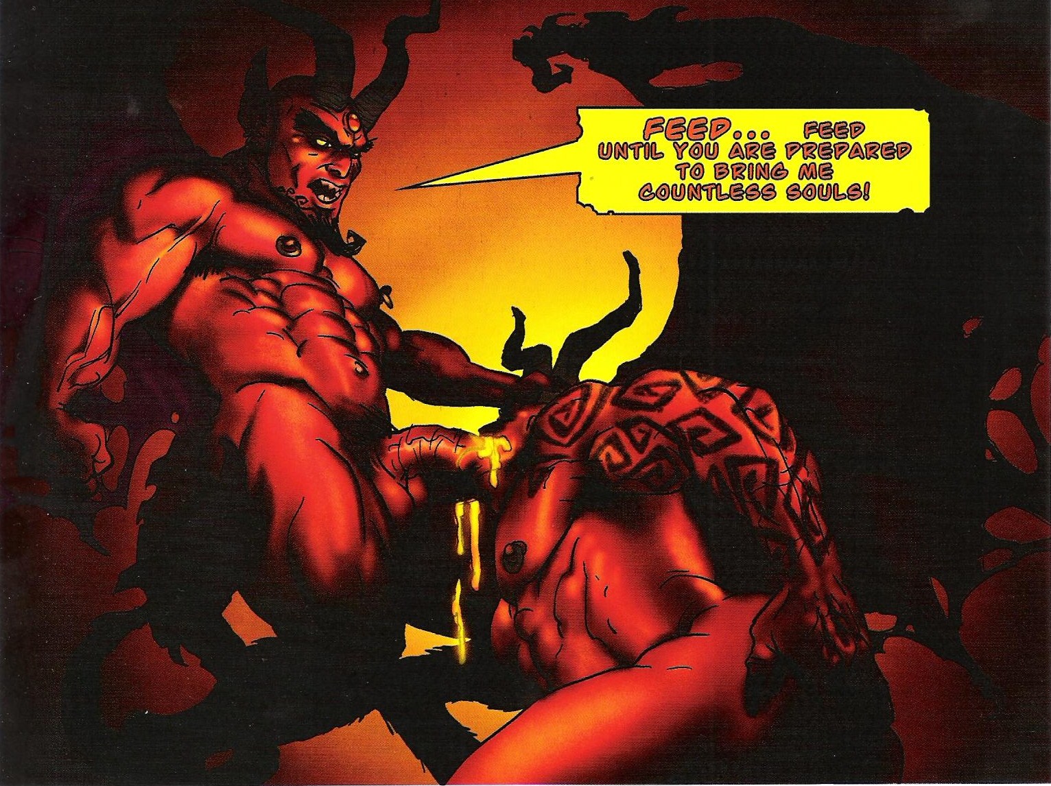 the devil gay cartoon porn