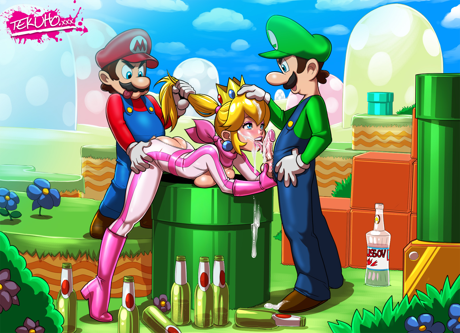 Mario peach porno