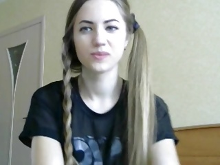 Blonde immature lengthy webcam show
