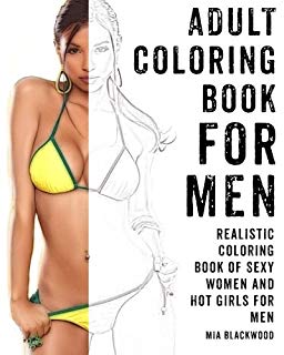 adult coloring book for men realistic coloring book of sexy women and hot  girls - XXXPicz