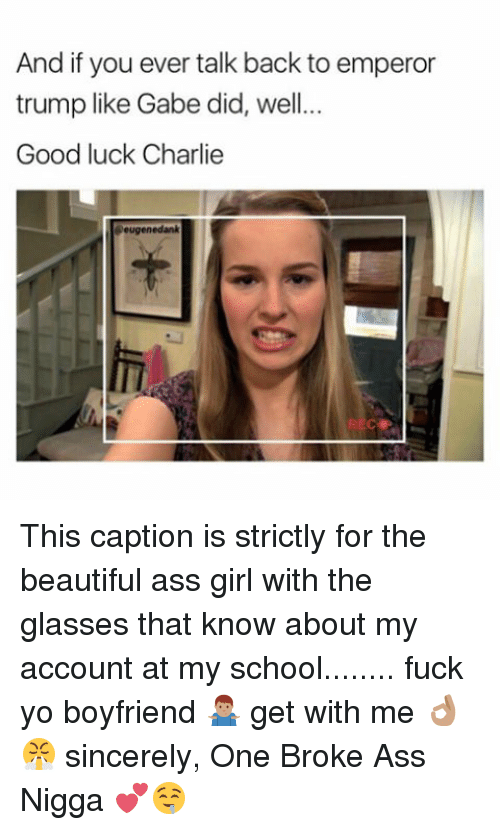 Good Luck Charlie Porn Captions - ass beautiful and charlie and if you ever talk back to emperor trump -  XXXPicz