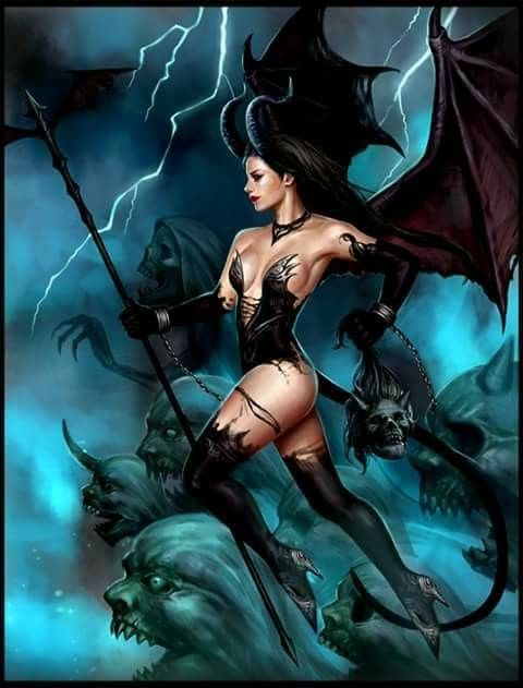 Fantasy Porn Sci Fi - dark fantasy art fantasy angels and demons female art sci fi art digital  art werewolves univers enemies - XXXPicz
