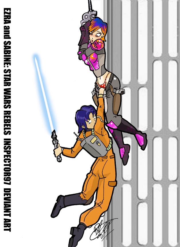 Star Wars Rebel Xxx - ezra and sabine star wars rebels inspector on deviantart 11 - XXXPicz