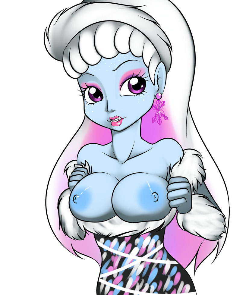 monster high hentai porn monster high draculaura porn abbey bominable blue  skin breasts clothing dress - XXXPicz