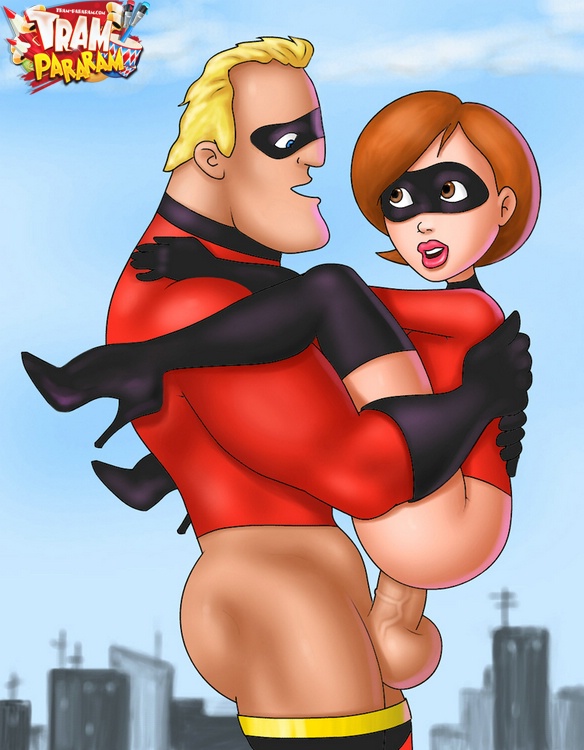 Miss Incredibles Shemale Porn - mr incredible and elastigirl have sex on the rooftop cartoon 1 - XXXPicz