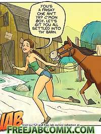 no description horses and girls in the farm lessons series cartoons -  XXXPicz