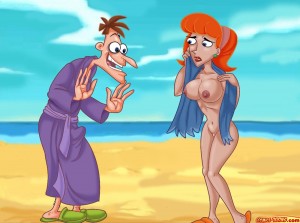 Phineas And Ferb Porn Mom - phineas and ferb fucking on the beach porno - XXXPicz
