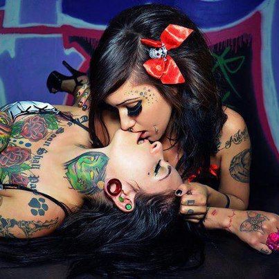 Tattooed Lesbians Xxx - pierced and tattooed lesbians porn videos pornhubcom - XXXPicz