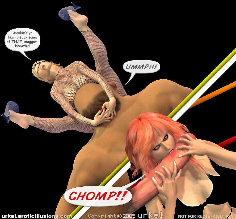 revenge of the giant wrestling sex comic - XXXPicz