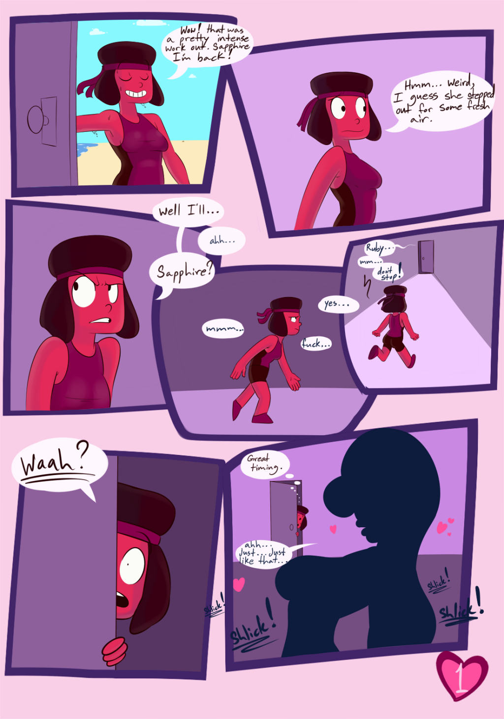 ruby and sapphire comic steven universe western hentai - XXXPicz