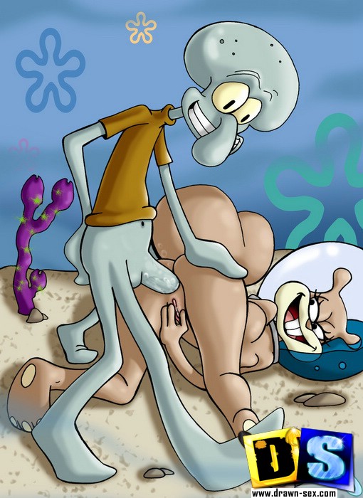 Sandy Cheeks Ass Porn - sandy gets butt fucked squidward and spongebob then gets her - XXXPicz