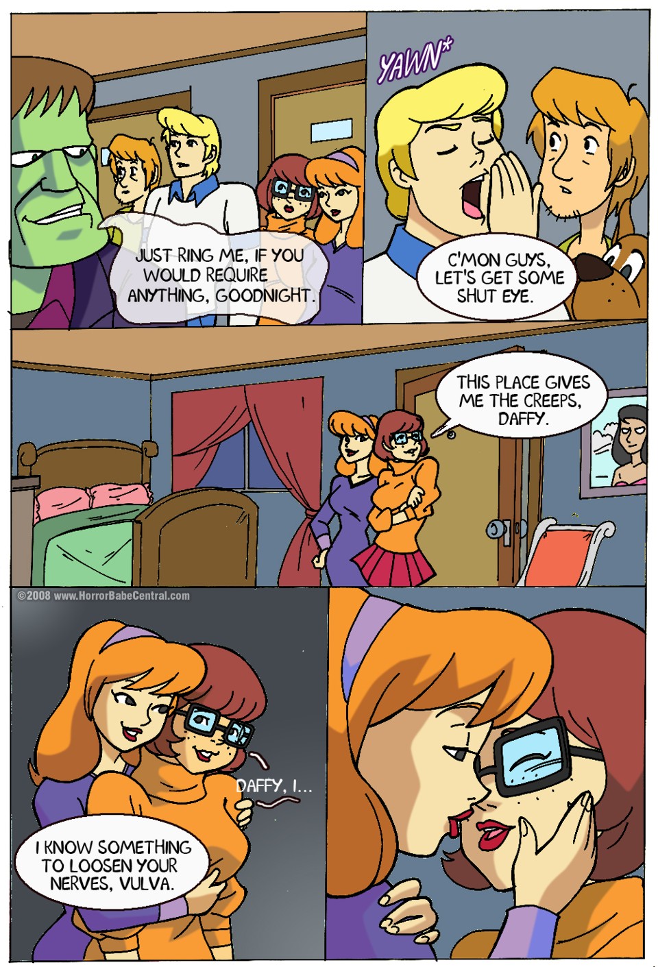 Cartoon Scooby Doo Nude - scooby doo porn comics all heroes in action 1 - XXXPicz