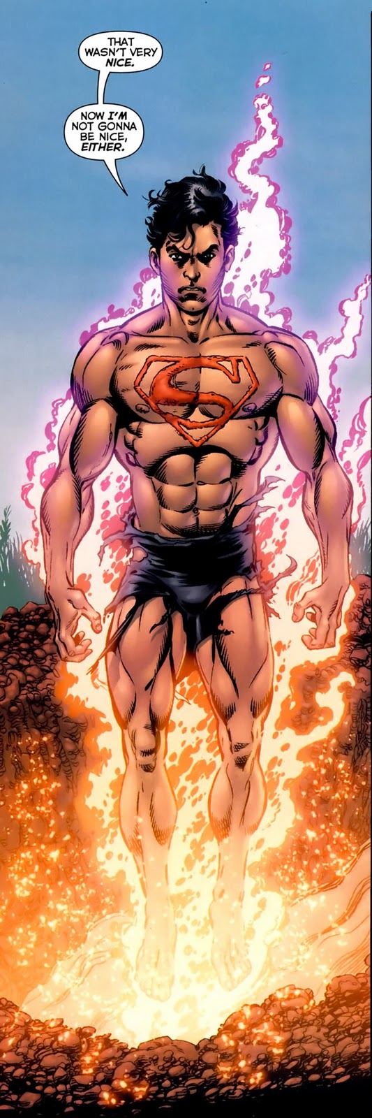 533px x 1600px - shirtless superheroes superboy prime in legion of worlds - XXXPicz