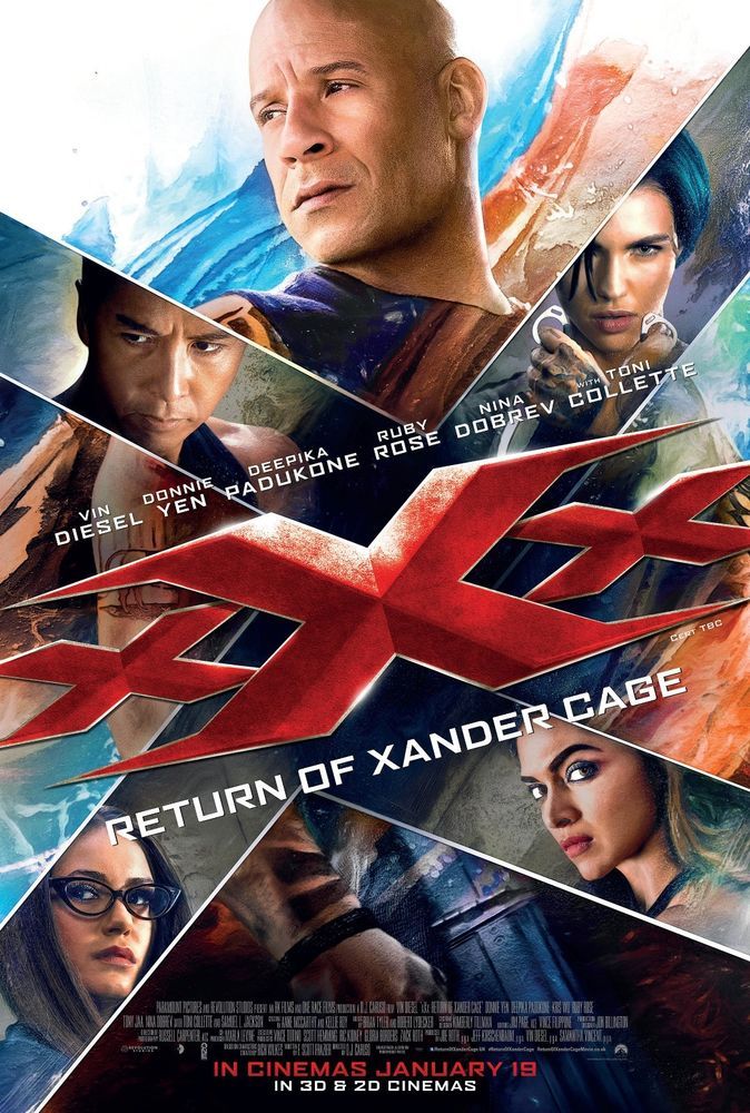 Xxx Return Full Porn Movi - triple movie poster return of xander cage movie films and tvs 3 - XXXPicz